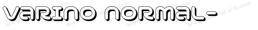 varino normal字体转换